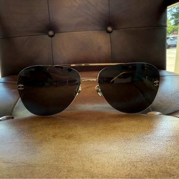 CHANEL Accessories - CHANEL Black Sunglasses Modern Design